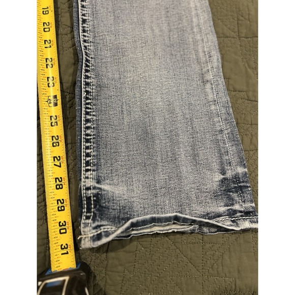 Grace In LA Women's Blue Jeans Size 28 Western Embelishments - Picture 2 of 14